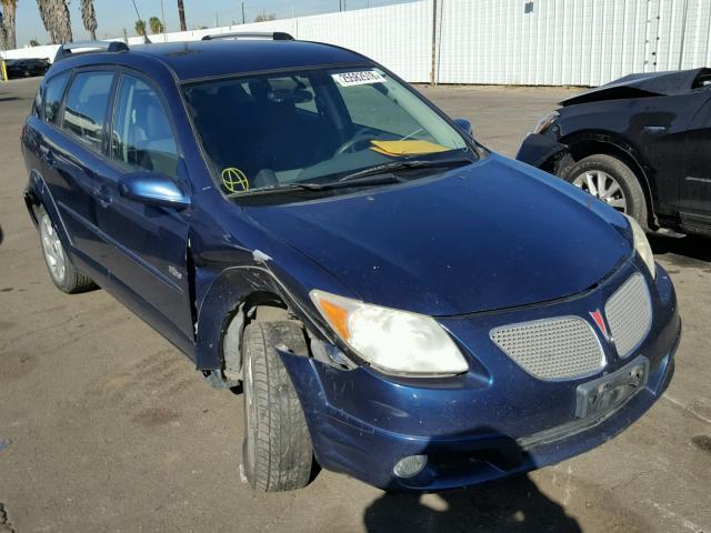 5Y2SL63815Z454698 - 2005 PONTIAC VIBE BLUE photo 1