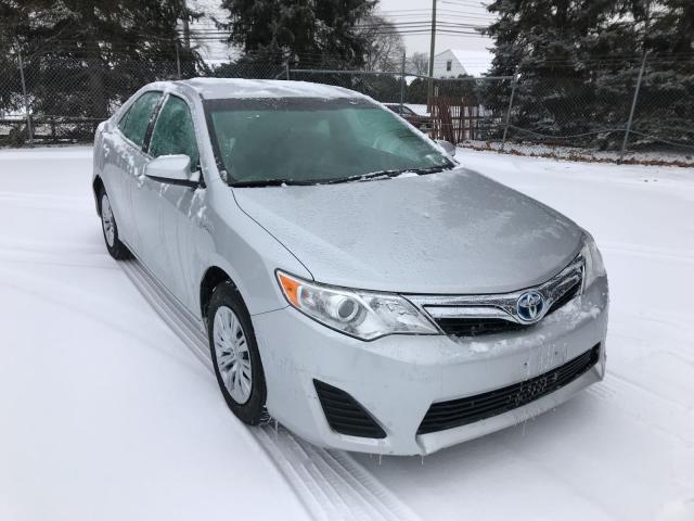 4T1BD1FK9CU035527 - 2012 TOYOTA CAMRY HYBR SILVER photo 1