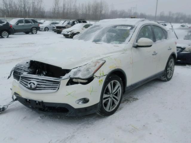 JN1AJ0HR6BM853330 - 2011 INFINITI EX35 BASE WHITE photo 2