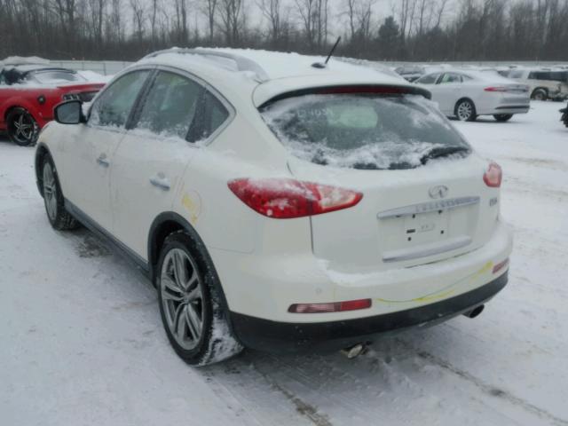 JN1AJ0HR6BM853330 - 2011 INFINITI EX35 BASE WHITE photo 3