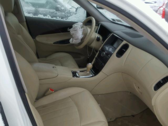JN1AJ0HR6BM853330 - 2011 INFINITI EX35 BASE WHITE photo 5