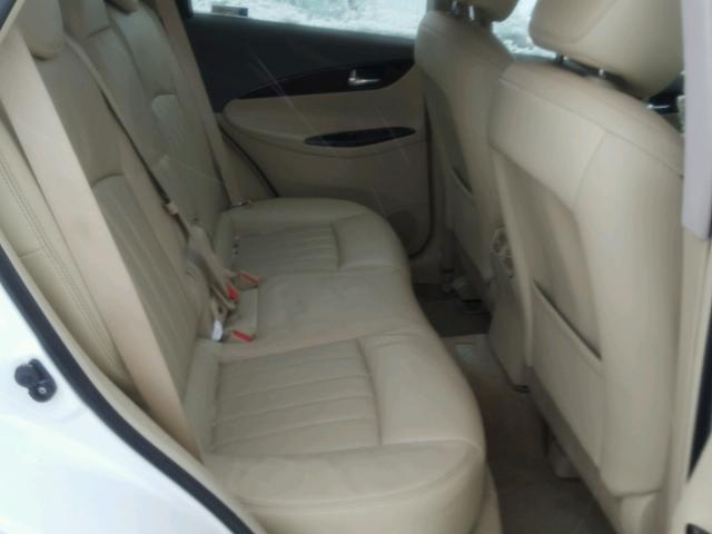 JN1AJ0HR6BM853330 - 2011 INFINITI EX35 BASE WHITE photo 6