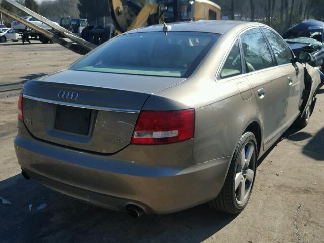 WAUAH74FX8N134546 - 2008 AUDI A6 3.2 GOLD photo 4