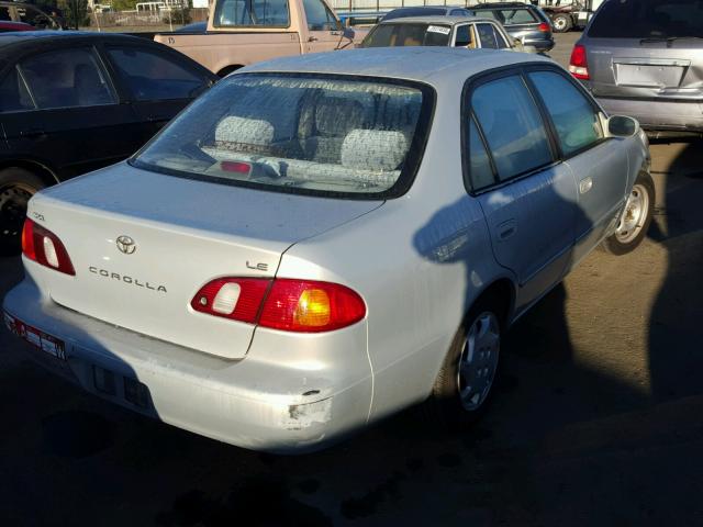 1NXBR12E8YZ382145 - 2000 TOYOTA COROLLA VE SILVER photo 4