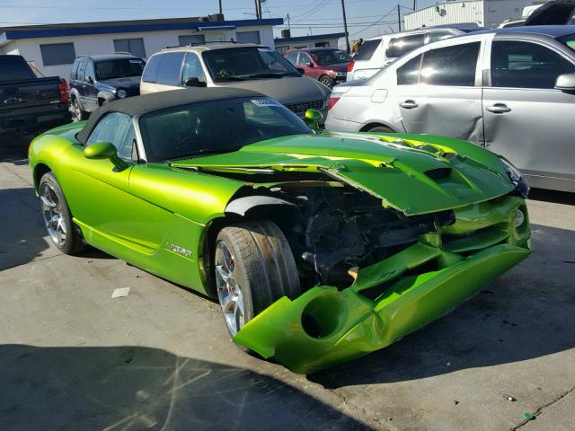 1B3JZ65Z59V500693 - 2009 DODGE VIPER SRT- GREEN photo 1