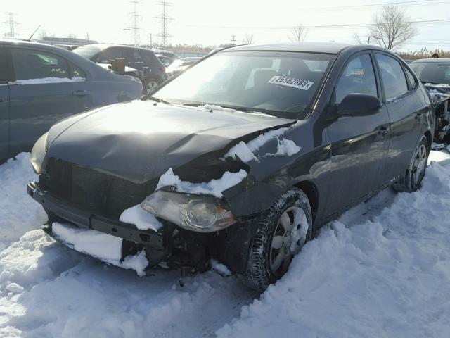 KMHDU46D47U247205 - 2007 HYUNDAI ELANTRA GL GRAY photo 2