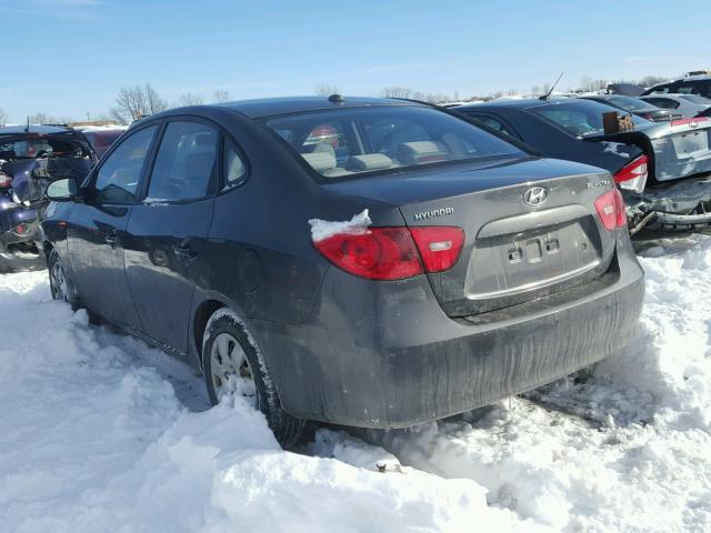 KMHDU46D47U247205 - 2007 HYUNDAI ELANTRA GL GRAY photo 3