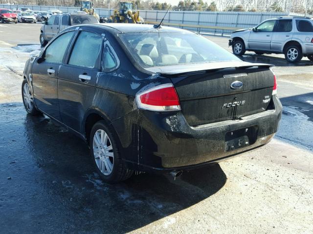 1FAHP37N29W111859 - 2009 FORD FOCUS SEL BLACK photo 3