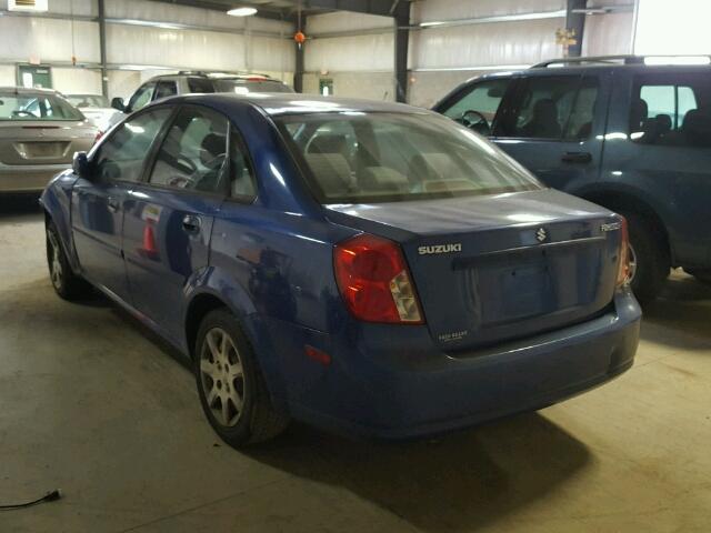 KL5JD56Z95K222730 - 2005 SUZUKI FORENZA S BLUE photo 3