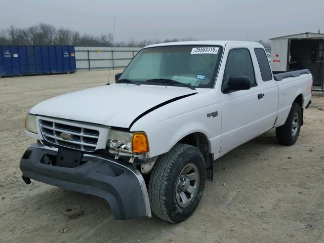 1FTYR14V71PB58252 - 2001 FORD RANGER SUP WHITE photo 2