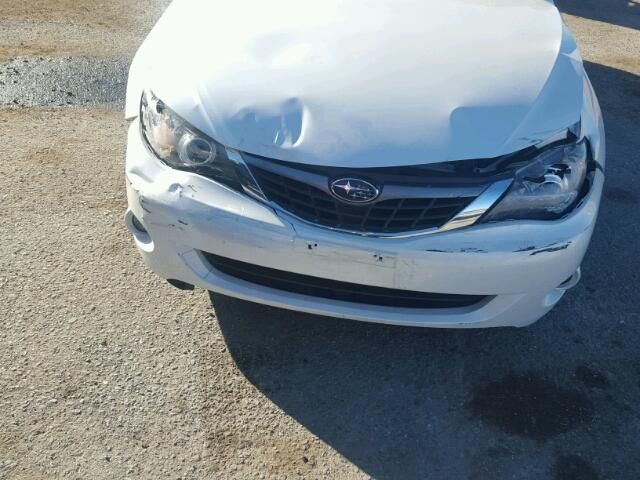 JF1GE60619H509736 - 2009 SUBARU IMPREZA 2. WHITE photo 9