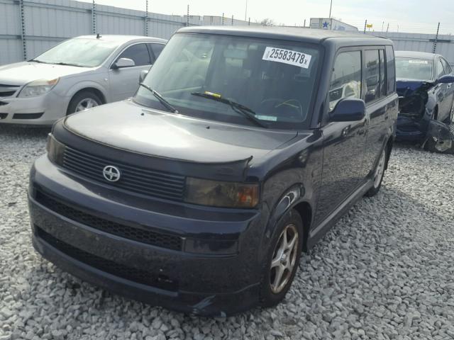 JTLKT324164030616 - 2006 TOYOTA SCION XB BLUE photo 2