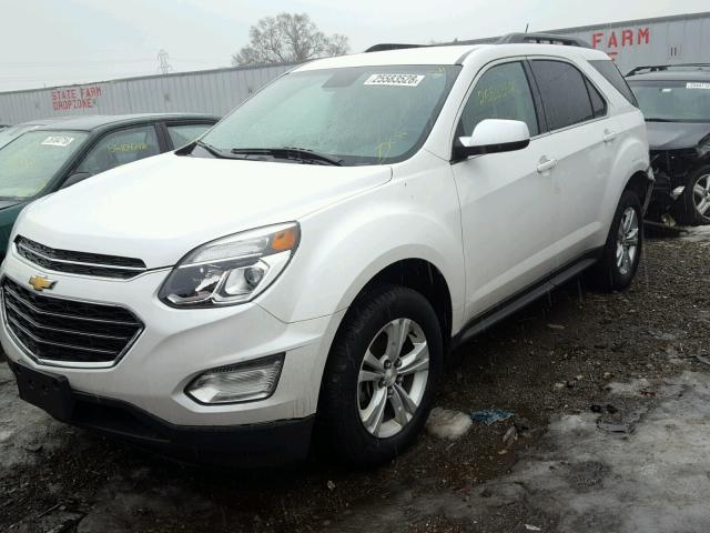 2GNALCEK1G6342041 - 2016 CHEVROLET EQUINOX LT WHITE photo 2