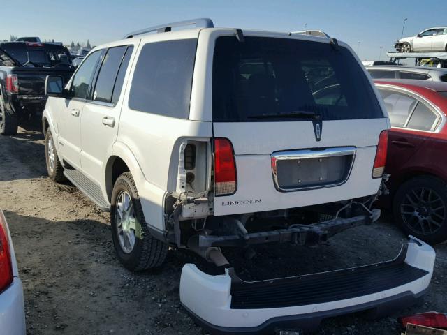 5LMEU88H64ZJ08622 - 2004 LINCOLN AVIATOR WHITE photo 3