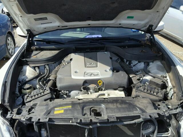 JN1CV6AP2BM303910 - 2011 INFINITI G37 BASE WHITE photo 7