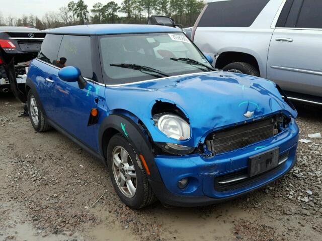 WMWSU3C58CT260426 - 2012 MINI COOPER BLUE photo 1