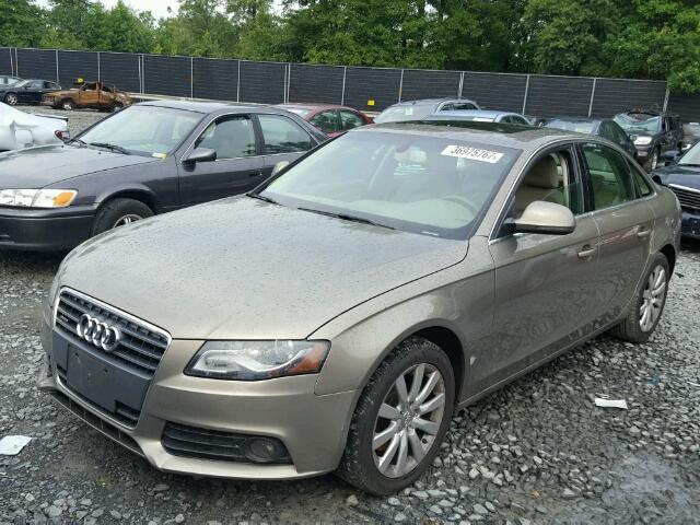 WAUSF78K39N047431 - 2009 AUDI A4 PREMIUM GOLD photo 2