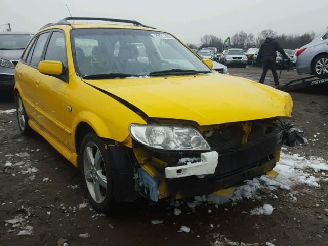 JM1BJ245X31135380 - 2003 MAZDA PROTEGE PR YELLOW photo 1