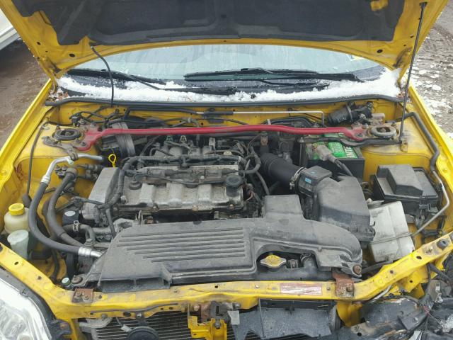 JM1BJ245X31135380 - 2003 MAZDA PROTEGE PR YELLOW photo 7