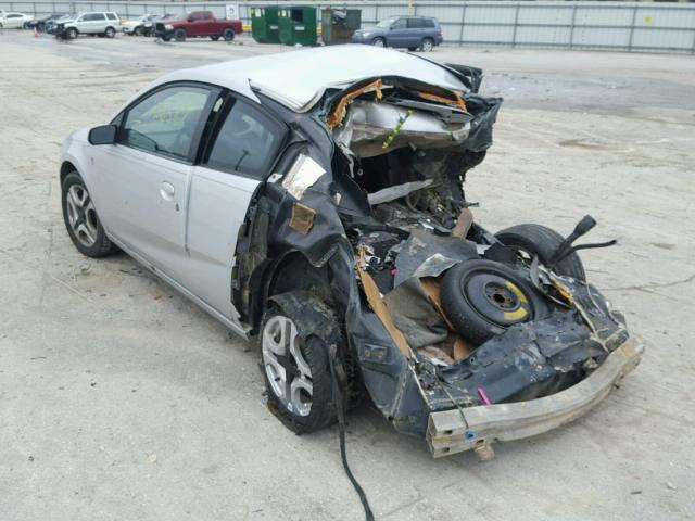 1G8AW12F84Z192158 - 2004 SATURN ION LEVEL SILVER photo 3