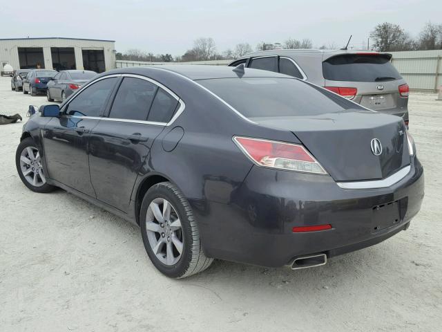 19UUA8F27DA010385 - 2013 ACURA TL GRAY photo 3