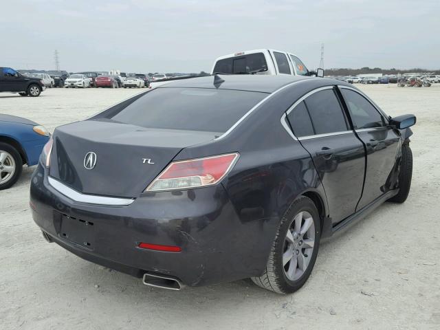 19UUA8F27DA010385 - 2013 ACURA TL GRAY photo 4