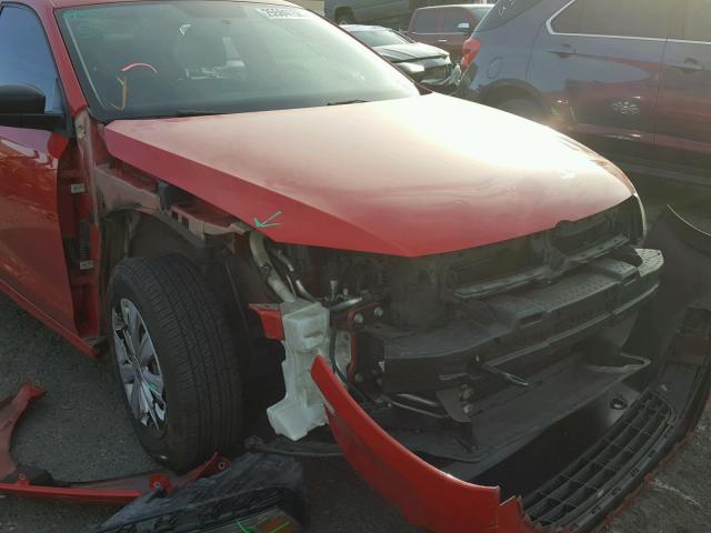 3VW2K7AJ0CM314796 - 2012 VOLKSWAGEN JETTA BASE 红色 照片 9