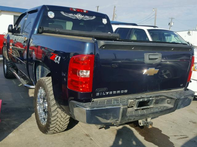 3GCEK13M97G523933 - 2007 CHEVROLET SILVERADO BLUE photo 3