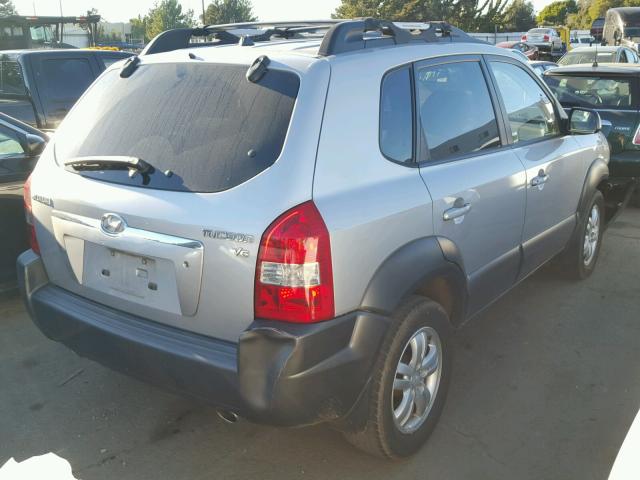 KM8JN12DX6U337767 - 2006 HYUNDAI TUCSON GLS SILVER photo 4