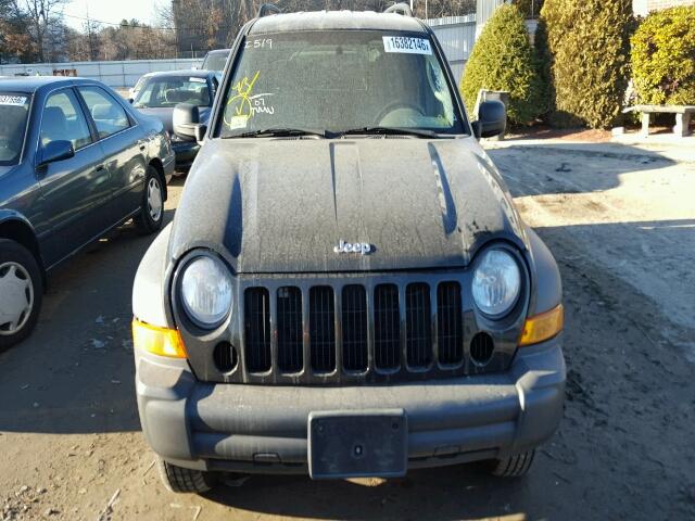 1J8GL48K77W562030 - 2007 JEEP LIBERTY SP BLACK photo 10