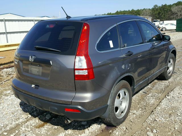 5J6RE38379L014783 - 2009 HONDA CR-V LX GRAY photo 4