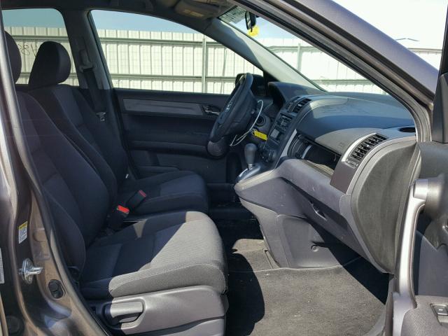 5J6RE38379L014783 - 2009 HONDA CR-V LX GRAY photo 5