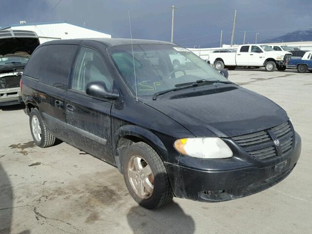 1D8GP45R35B268367 - 2005 DODGE CARAVAN SX BLACK photo 1