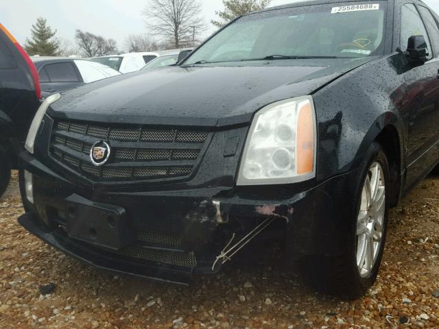 1GYEE63A970137862 - 2007 CADILLAC SRX BLACK photo 9