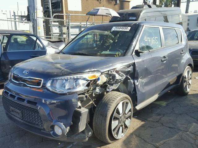 KNDJX3A53F7147909 - 2015 KIA SOUL ! GRAY photo 2