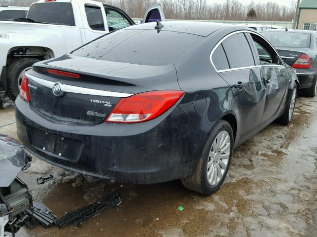 W04GP5EC5B1003946 - 2011 BUICK REGAL CXL BLACK photo 4