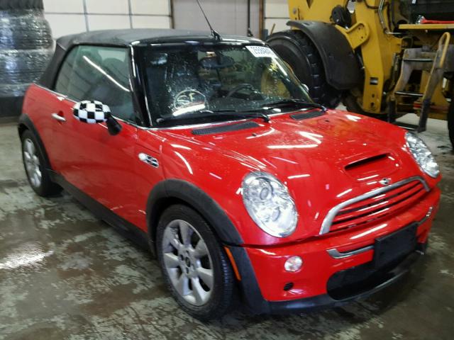 WMWRH33566TK59377 - 2006 MINI COOPER S RED photo 1