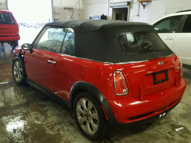 WMWRH33566TK59377 - 2006 MINI COOPER S RED photo 3