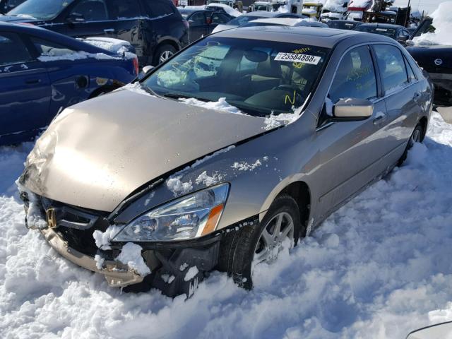 1HGCM66503A052252 - 2003 HONDA ACCORD EX GOLD photo 2