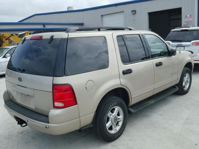 1FMZU63K24UA21843 - 2004 FORD EXPLORER X GOLD photo 4