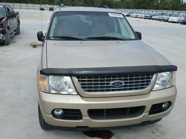 1FMZU63K24UA21843 - 2004 FORD EXPLORER X GOLD photo 9