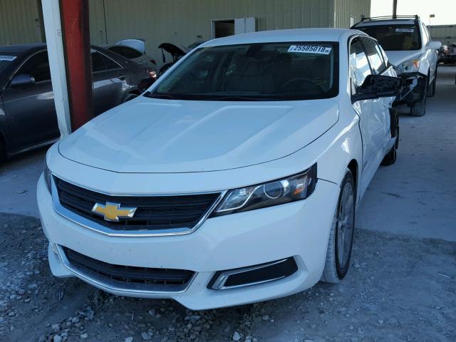 2G11X5SL7F9155558 - 2015 CHEVROLET IMPALA LS WHITE photo 2