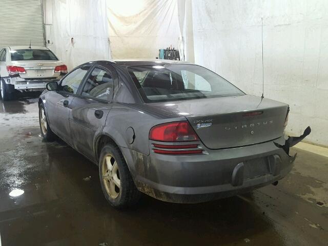 1B3EL36R04N227431 - 2004 DODGE STRATUS SE GRAY photo 3