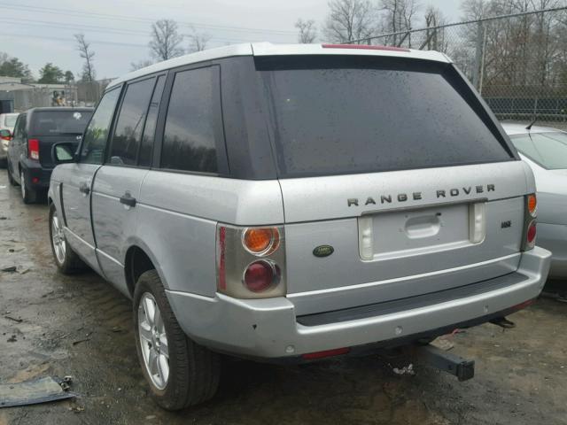 SALME11414A143025 - 2004 LAND ROVER RANGE ROVE SILVER photo 3