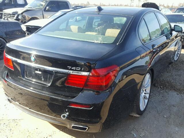 WBAYA6C5XED144145 - 2014 BMW 740 I BLACK photo 4