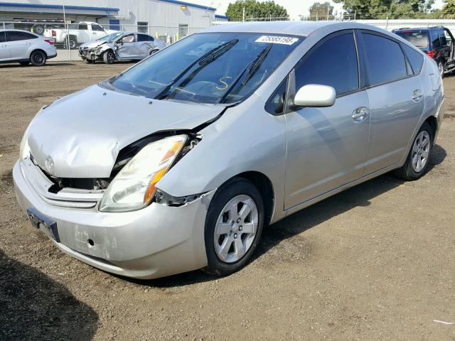 JTDKB20U240088783 - 2004 TOYOTA PRIUS SILVER photo 2