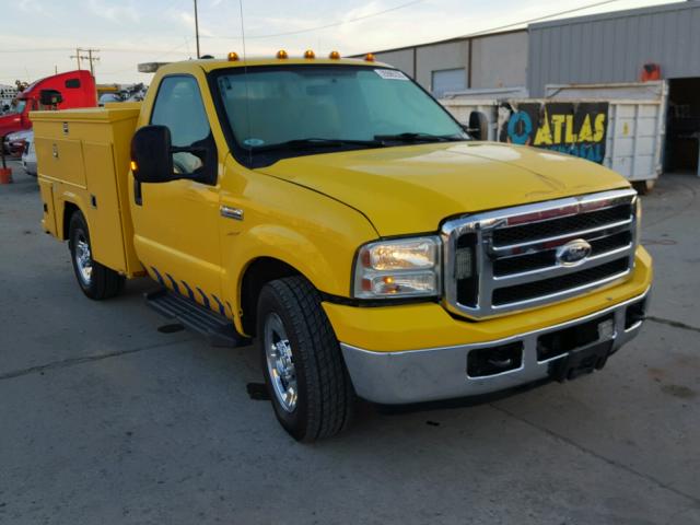 1FDWF30P77EA90313 - 2007 FORD F350 SRW S YELLOW photo 1