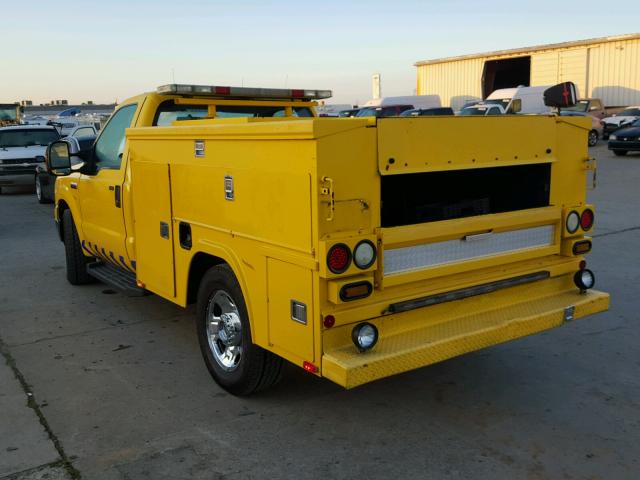 1FDWF30P77EA90313 - 2007 FORD F350 SRW S YELLOW photo 3