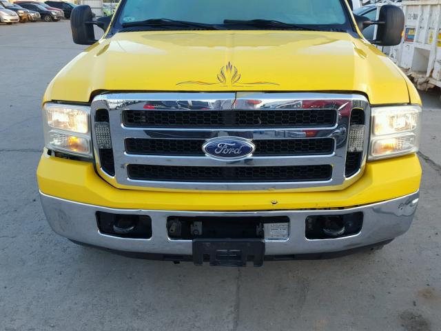 1FDWF30P77EA90313 - 2007 FORD F350 SRW S YELLOW photo 9