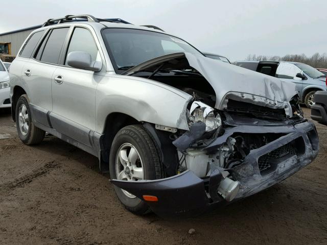 KM8SC13D56U059319 - 2006 HYUNDAI SANTA FE G SILVER photo 1